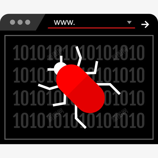 浏览器互联网安全5扁平图标svg_新图网 https://ixintu.com 互联网安全5 扁平 浏览器