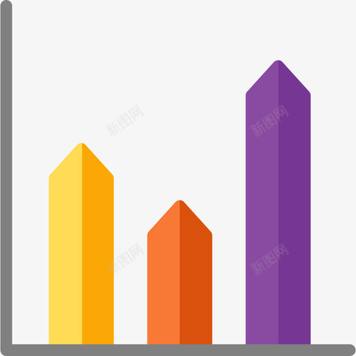 条形图图表平面图图标svg_新图网 https://ixintu.com 图表 平面图 条形图