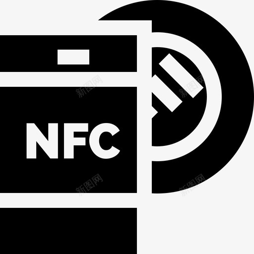 Nfc智能设备12填充图标svg_新图网 https://ixintu.com Nfc 填充 智能设备12