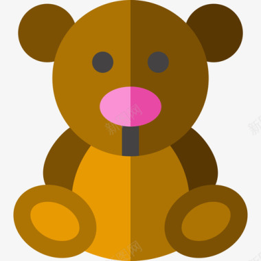 泰迪熊11号幼儿园公寓图标图标