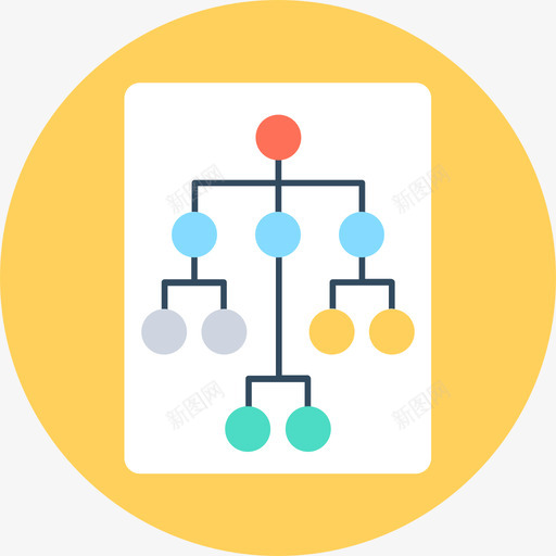 层级结构团队合作循环图标svg_新图网 https://ixintu.com 团队合作 层级结构 循环