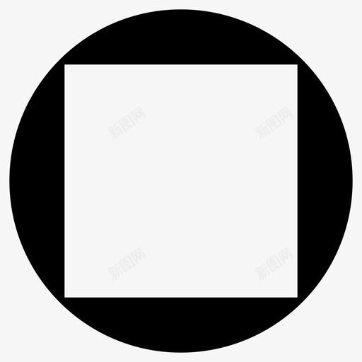 正方形等边视场图标svg_新图网 https://ixintu.com 几何体 平面 正方形 等边 视场