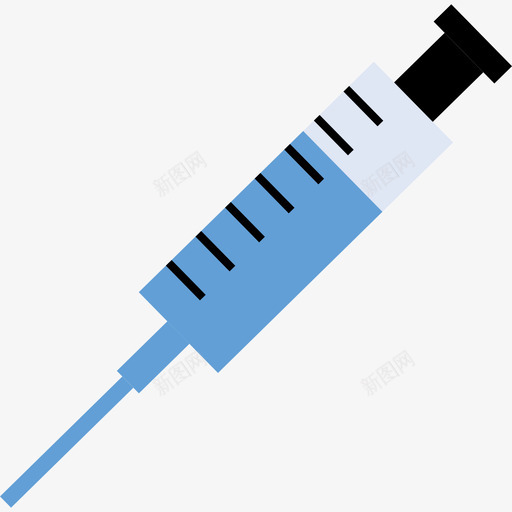 注射器健身19扁平图标svg_新图网 https://ixintu.com 健身19 扁平 注射器