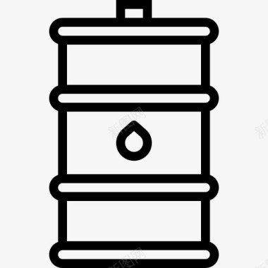 桶装生态43线性图标图标