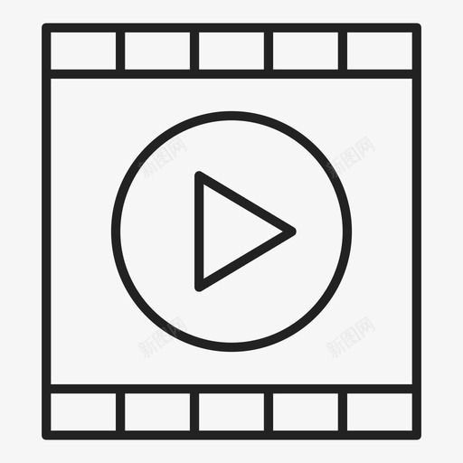 视频播放器电影音乐和多媒体图标svg_新图网 https://ixintu.com 播放按钮 电影 视频播放器 音乐和多媒体 音乐播放器