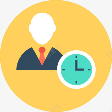 工作时间表人力资源6通知图标图标