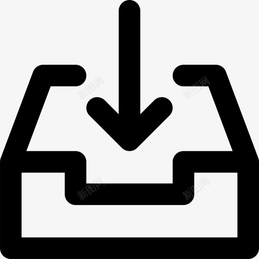 收件箱对话大纲图标svg_新图网 https://ixintu.com 大纲 对话 收件箱
