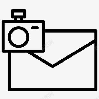 照相机邮件文件照片图标图标