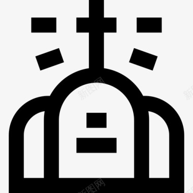 墓地复活节23直系图标图标