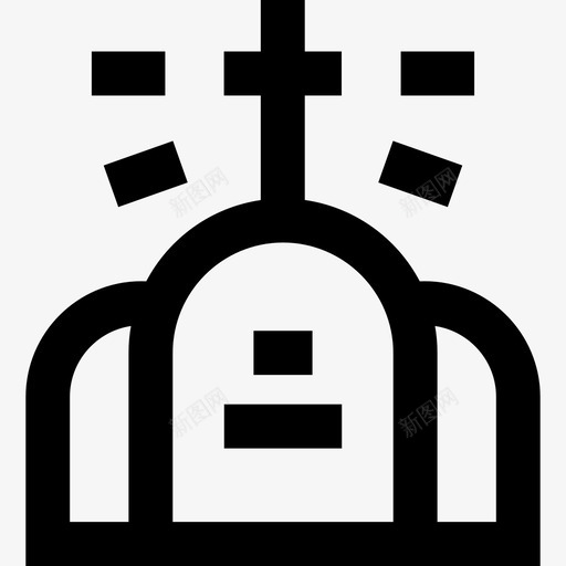 墓地复活节23直系图标svg_新图网 https://ixintu.com 墓地 复活节23 直系