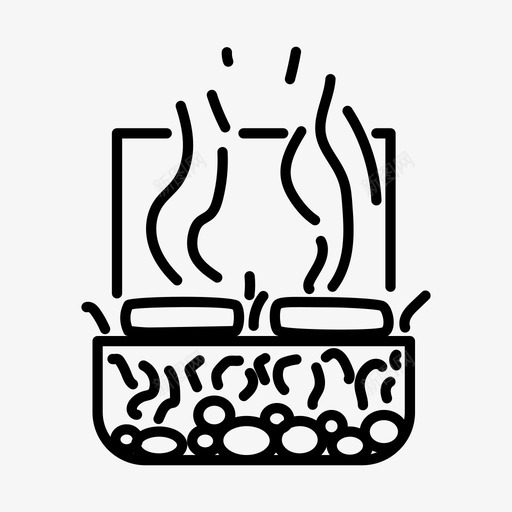 烧烤烹饪食物图标svg_新图网 https://ixintu.com 烧烤 烹饪 肉丸 食物
