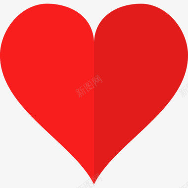 心脏用户界面16扁平图标图标