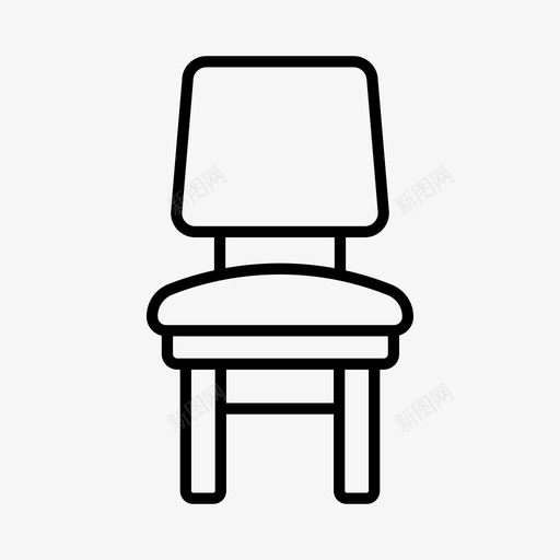 椅子家具家居图标svg_新图网 https://ixintu.com 内饰 家具 家居 座椅 椅子