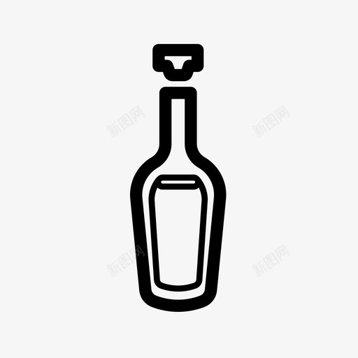 葡萄酒酒精瓶子图标svg_新图网 https://ixintu.com 玻璃瓶 瓶子 葡萄酒 酒精 饮料套装4
