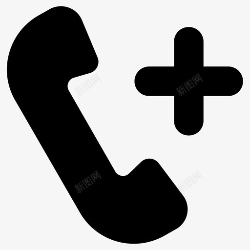 添加联系人添加呼叫添加电话图标svg_新图网 https://ixintu.com 添加呼叫 添加电话 添加联系人 电话