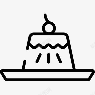 蛋糕野餐8直系图标图标
