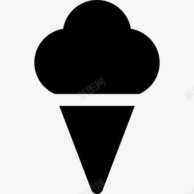 冰淇淋甜点2填充图标图标