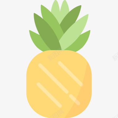 菠萝国际食品3无糖图标图标