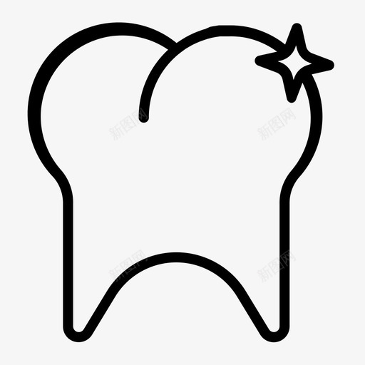 闪亮的牙齿牙齿牙齿卷1图标svg_新图网 https://ixintu.com 牙齿 牙齿卷1 闪亮的牙齿