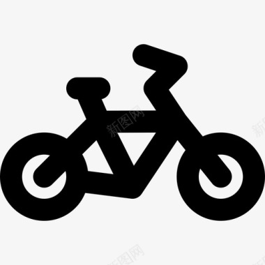 自行车运输21轮廓图标图标
