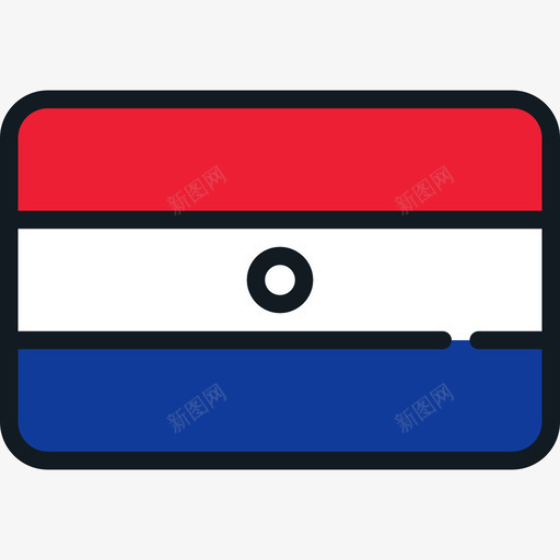 巴拉圭旗帜集合4圆角矩形图标svg_新图网 https://ixintu.com 圆角矩形 巴拉圭 旗帜集合4