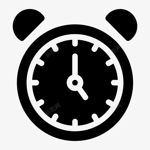 钟五点钟时间图标svg_新图网 https://ixintu.com 五点钟 手表 挂钟 时间 钟