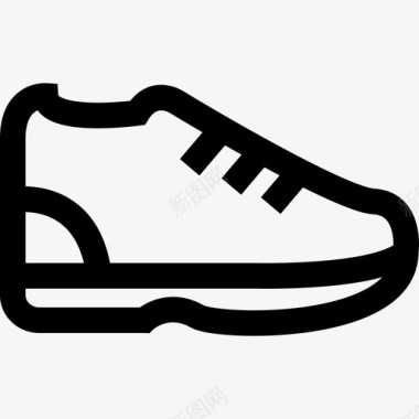 跑鞋练习3直线型图标图标