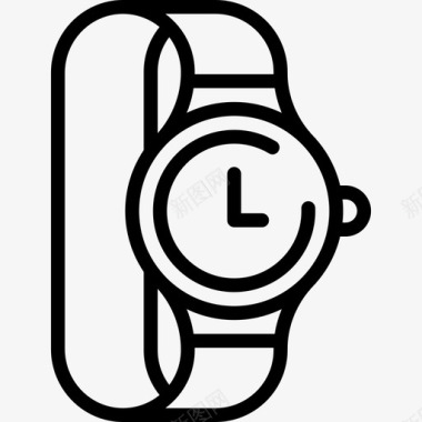 手表服装款式3直线型图标图标