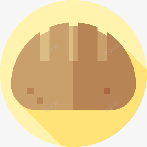 面包三餐平的图标svg_新图网 https://ixintu.com 三餐 平的 面包