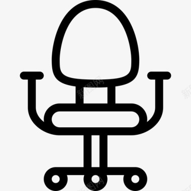 办公椅家具33直线型图标图标