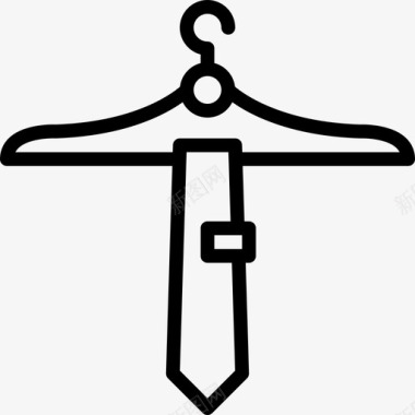 领带男士配件2直线型图标图标