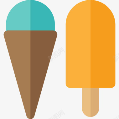 冰淇淋马戏团18号平的图标图标