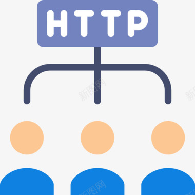 Http开发4扁平图标图标