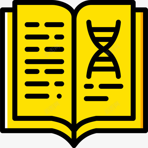 科学书籍科学18黄色图标svg_新图网 https://ixintu.com 科学18 科学书籍 黄色