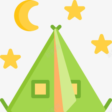 帐篷暑假6平房图标图标