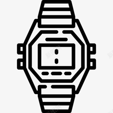 腕表80年代4直系图标图标