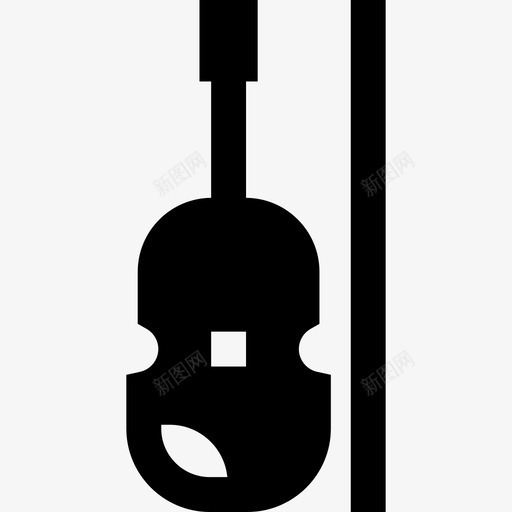 小提琴乐器10填充图标svg_新图网 https://ixintu.com 乐器10 填充 小提琴