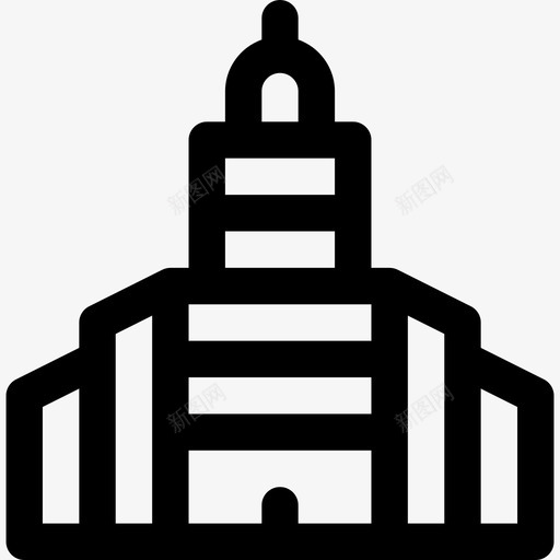 空中飞车城市元素11直线型图标svg_新图网 https://ixintu.com 城市元素11 直线型 空中飞车