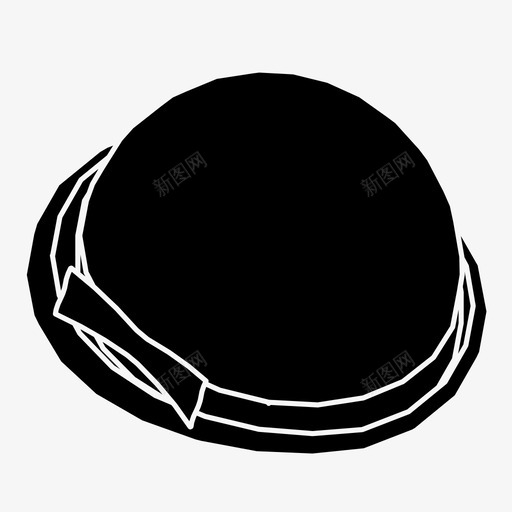 女士帽服装时装图标svg_新图网 https://ixintu.com 头 女士帽 帽子 时装 服装 软呢帽