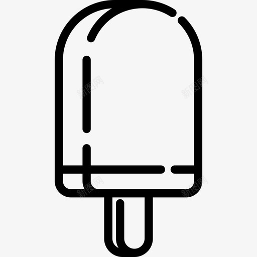 冰淇淋夏季食品饮料3线性图标svg_新图网 https://ixintu.com 冰淇淋 夏季食品饮料3 线性