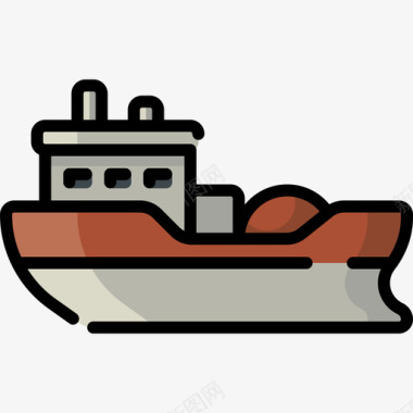 货船航海2线型颜色图标图标