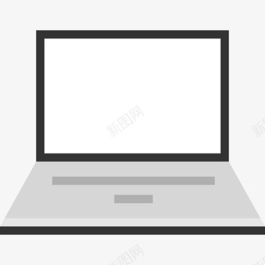 笔记本电脑搜索引擎优化和网络3平面图标图标