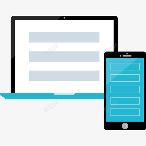 笔记本电脑搜索引擎优化和营销6扁平图标svg_新图网 https://ixintu.com 扁平 搜索引擎优化和营销6 笔记本电脑
