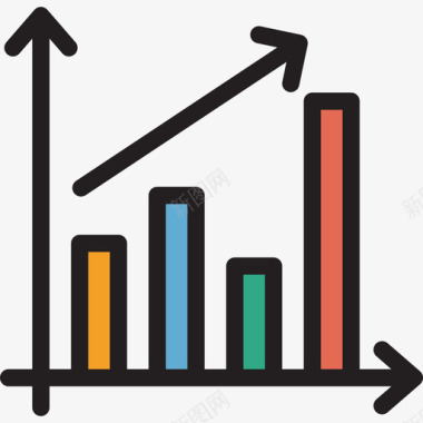 利润图表方案线颜色图标图标