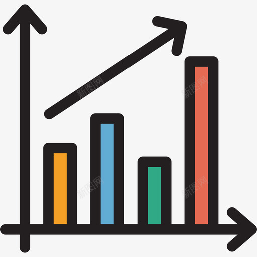 利润图表方案线颜色图标svg_新图网 https://ixintu.com 利润 图表方案 线颜色