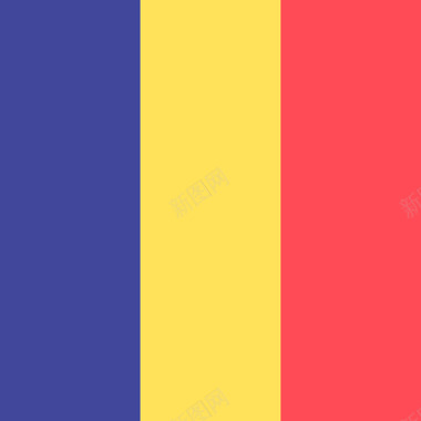 罗马尼亚国际国旗4广场图标图标