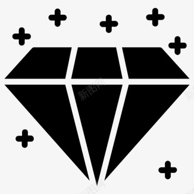 钻石宝石高级图标图标