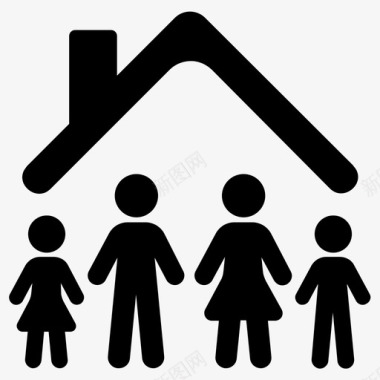 住宅家庭住宅公寓物业图标图标