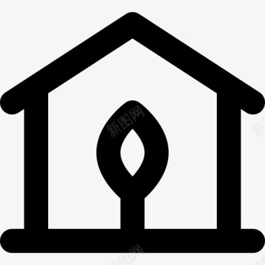 住宅建筑施工5线性图标图标