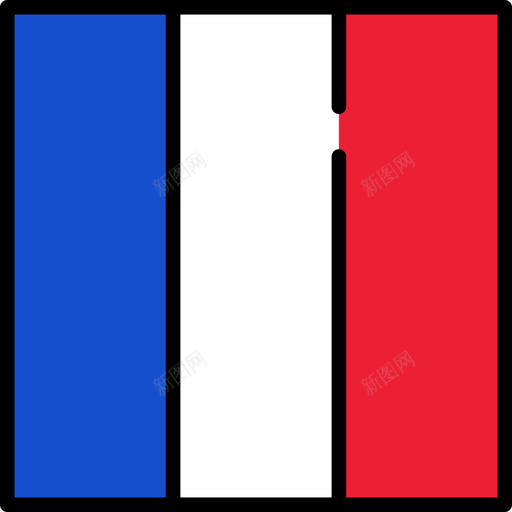 法国国旗收藏3广场图标svg_新图网 https://ixintu.com 国旗收藏3 广场 法国